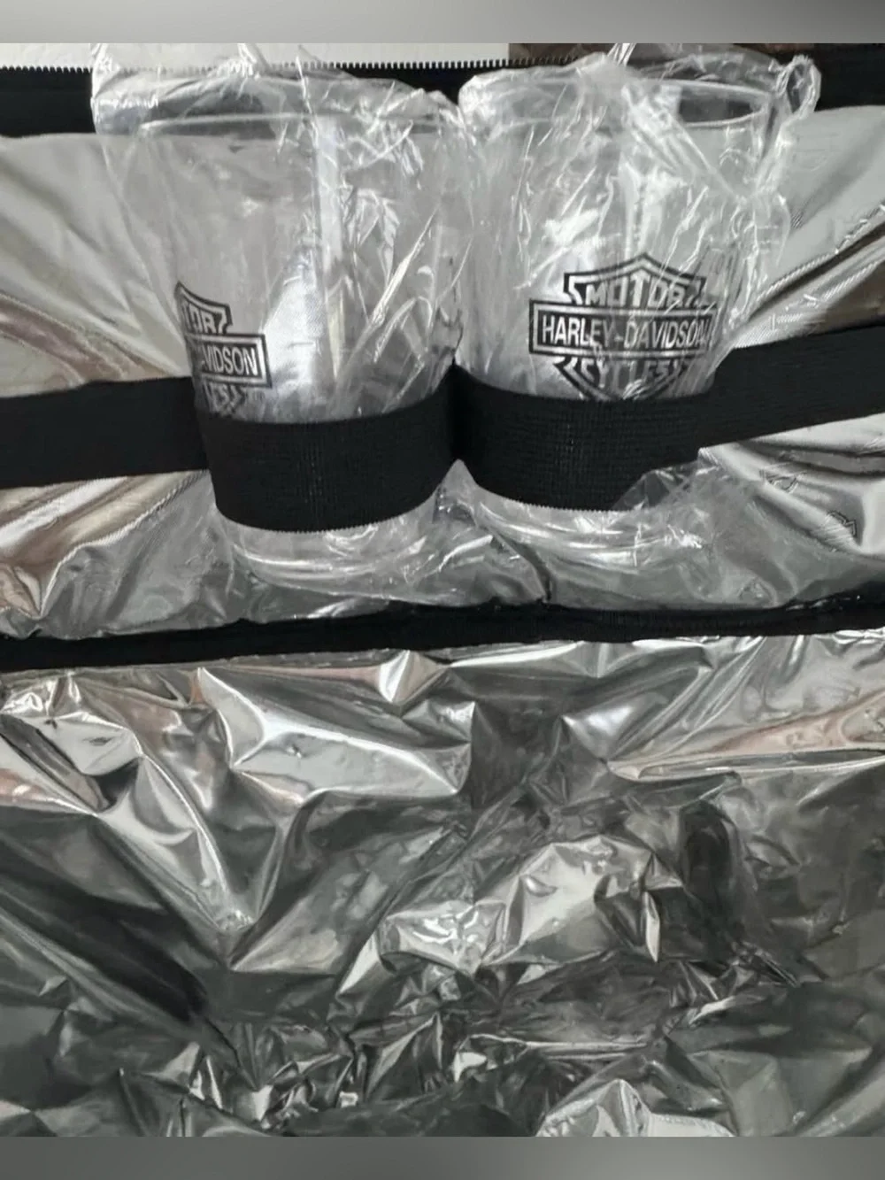NWOT Harley-Davidson Black Motorcycle Tail/Trunk Cooler Picnic Bag